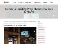 Building Projections New York and Miami | Brand Awareness Projection