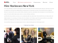 Promotion Hostesses for Events - New York   Selected States USA