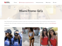Miami Promo Girls | Florida Promo Models Agency | Events | Roadshows |