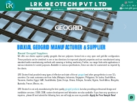 Biaxial Geogrids Fabric, Geogrid Reinforcement Manufacturer In India
