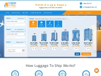 LuggageToShip® Official: Luggage Shipping Services