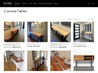 Console Tables Archives - Lumber Furniture