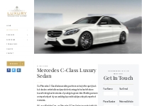 Mercedes C-Class Sedan - Wedding Car Hire Sydney