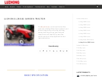 Luzhong Garden LZ604G tractor   CHINA LUZHONG TRACTOR