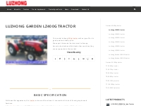 Luzhong LZ400G tractor   CHINA LUZHONG TRACTOR