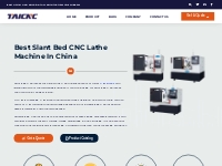 Best Slant Bed CNC Lathes For Sale At Manufacturing Prices - TAICNC