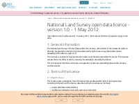 National Land Survey open data licence - version 1.0 - 1 May 2012 | Na