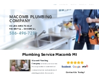 Plumber Macomb MI | Plumbing Repair | Plumbing Installations