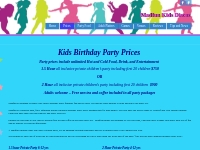 Kids Party Prices - Madfun Kids Discos Kids Party Prices