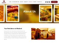 About Us - Madurai Residency