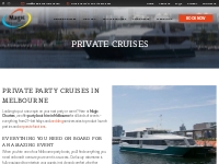 Party Boat Hire   Private Cruises Melbourne | Magic Charters Port Phil