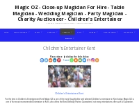 Children s Entertainer Kent | Magic OZ   Close-up Magician For Hi