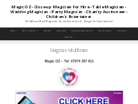 Magician Middlesex Magic OZ | Comedy Magician