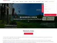 Mahindra Eden | Kanakapura Road | Brochure | Price | Reviews | Floor P