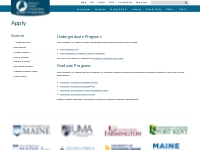 Apply  - University of Maine System
