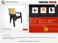 Manufacturer of Plastic Chairs & Medium Back Plastic Chair by Maitri P