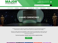 Awards Ceremony | Major Entertainments Ltd | Gloucestershire