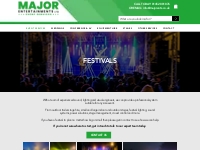 Festivals | Major Entertainments Ltd | Gloucestershire
