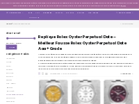 Replique Rolex Oyster Perpetual Date - Meilleur Fausse Rolex Oyster Pe