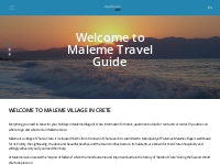 Maleme Crete village Travel Guide