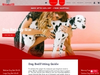 Dog Beds Made In America - Fitting Guide - Lifetime Guarantee