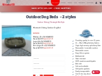 Outdoor Dog Bed | Cordura Large Dog Beds | Waterproof