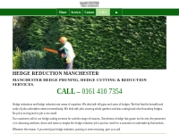 Your Local Hedge Reduction Specialists | Manchester Trees