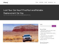 Lost Your Car Keys? Find Fast and Reliable Replacement Car Key   Manoj