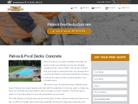 Patios   Pool Decks Concrete - Mansfield Concrete Crew