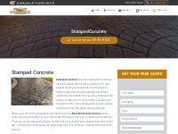 Stamped Concrete - Mansfield Concrete Crew