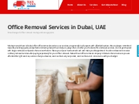 Office Relocation UAE, Office Movers In Dubai