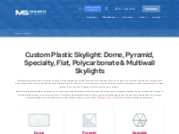 Plastic Skylights - Custom Plastic Skylight Design | Marco Skylights