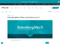 RotenbergMeril CPAs Joins Marcum LLP | Marcum LLP | Accountants and Ad