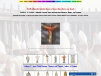 Catholic Statues of Jesus, Mary, Saints, and Angels