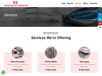 Our Services - Cleaning Services - Mariyam Enterprises