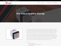 Pre Inked Rubber Stamp Manufacturer in vadodara