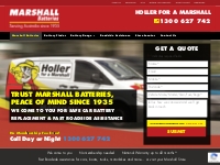 24/7 Battery Replacement | Buy Car Batteries | Marshall Batteries AU