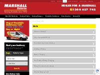 Frequently Asked Questions | Our Services | Marshall Batteries