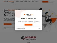 Professional Translation Services | Mars Translation