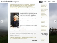 Martin Bresnick: Composer
