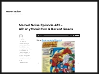 Marvel Noise   Home of the Marvel Noise Podcast