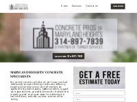 Concrete Pros of Maryland Heights | Construction Company | Maryland He