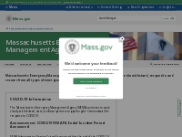 Massachusetts Emergency Management Agency | Mass.gov