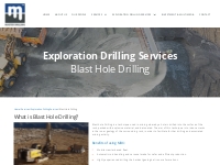 Blast Hole Drilling | Master Drilling Services | Mobile Crawler Based 