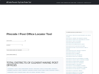 Pin Code: GUJARAT, India, All Post Office Addresses Data, Masterpincod