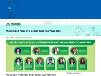 Message from the Managing Committee | Matrix High School