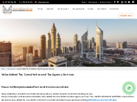 Value Added Tax Consultation Services Company in Dubai, UAE