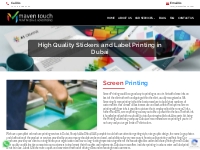 Custom Silk Screen Printing Services in Dubai UAE