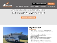 Maxim Building Services | Hail Damaged Roof Repairs & Insurance Claims