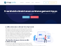 Free Mobile Maintenance Apps with Maxpanda | Maxpanda Free CMMS